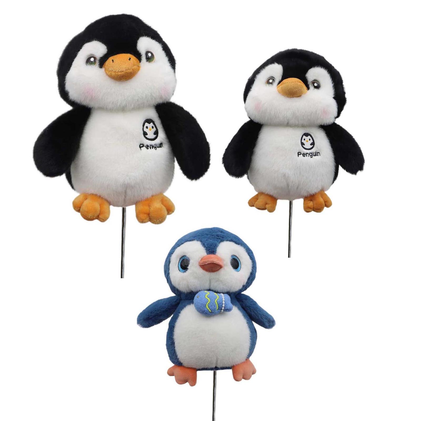 Golf Driver - Cute Plush Penguin Golf Club Head