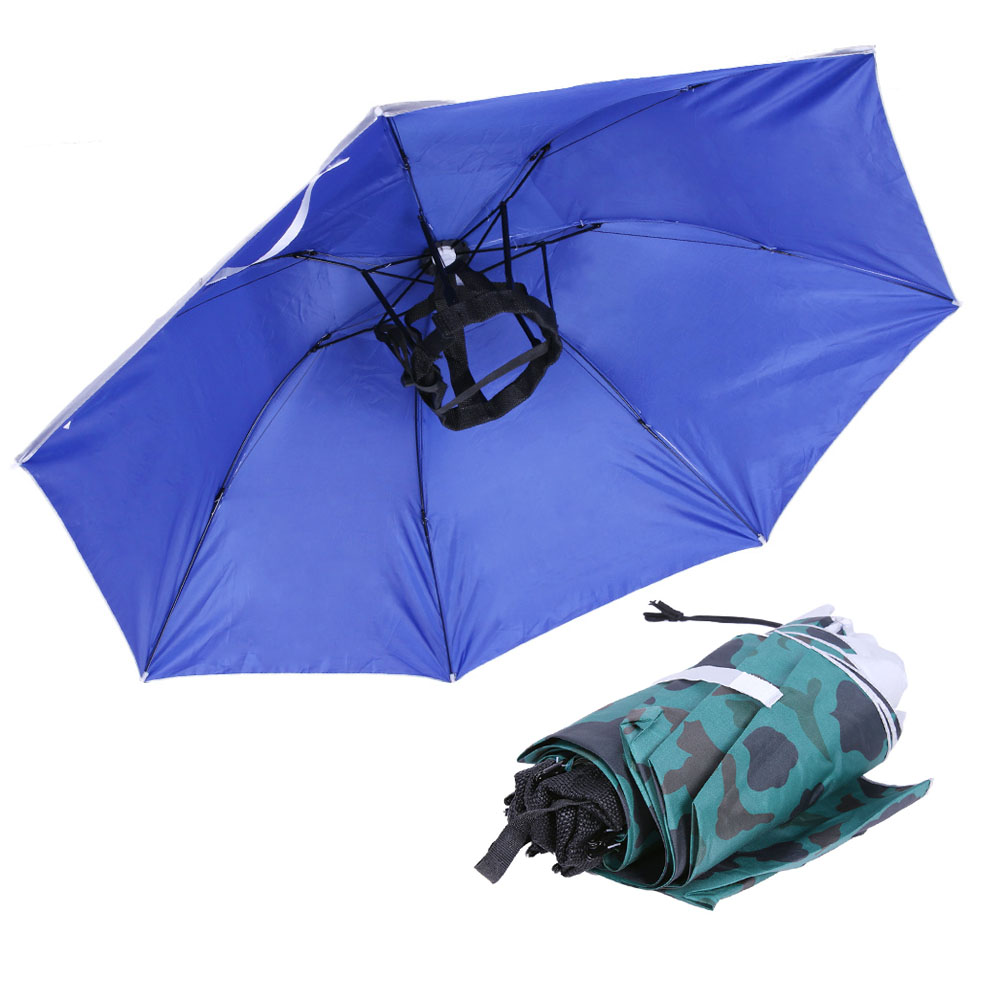 Foldable Head Umbrella Hat Rai - Golf Umbrella review and price
