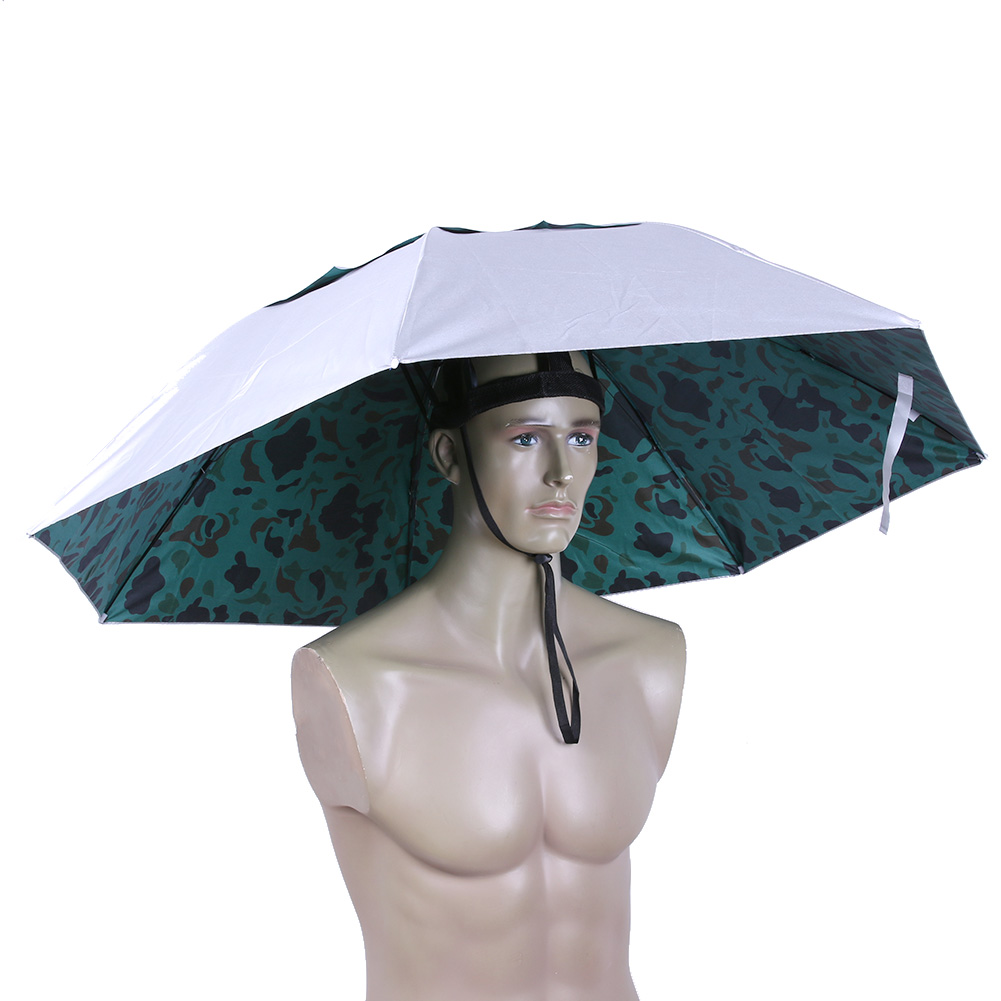 Foldable Head Umbrella Hat Rai - Golf Umbrella review and price