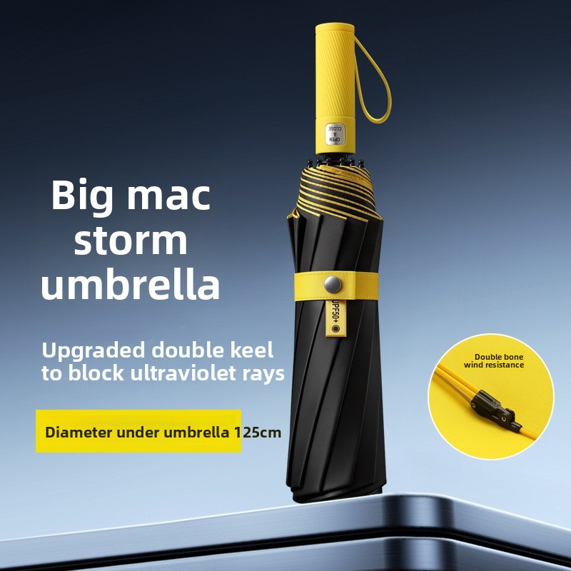 125CM Triple Fold Double Layer - Golf Umbrella Large review and price