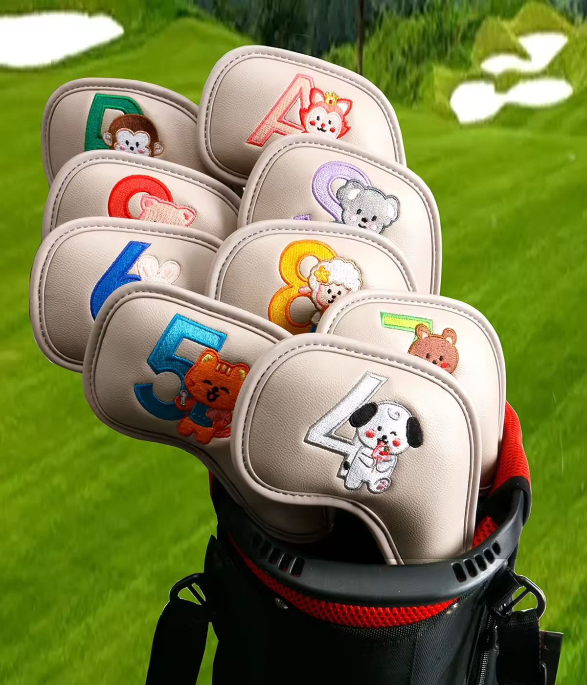 9Pcs Cute Cartoon Animal Golf  - Golf Clubs review and price
