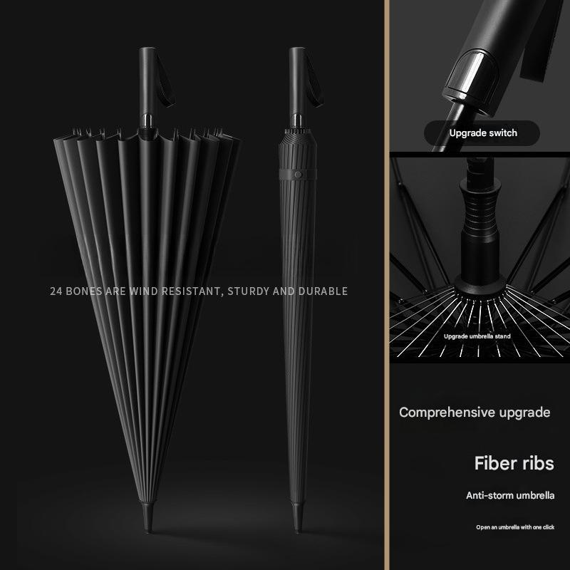24-bone Long-handled Umbrella  - Golf Umbrella review and price